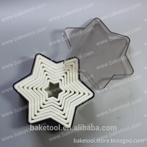 7pcs star shaped nylon cutters set